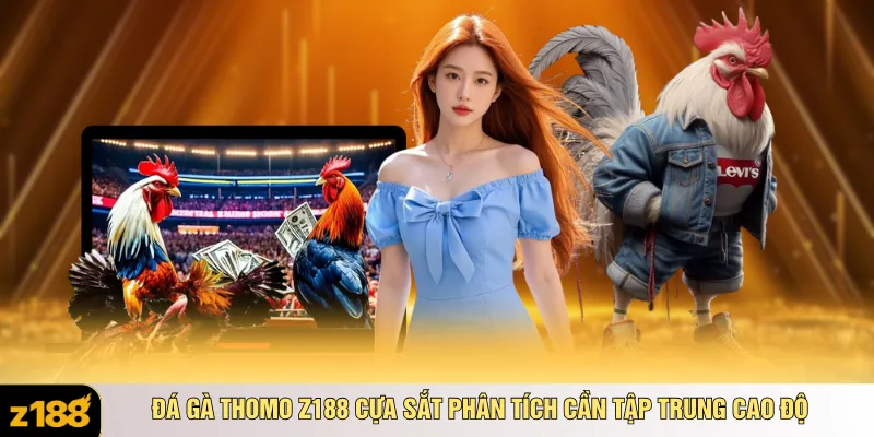 Đá gà Thomo Z188 cựa sắt phân tích cần tập trung cao độ