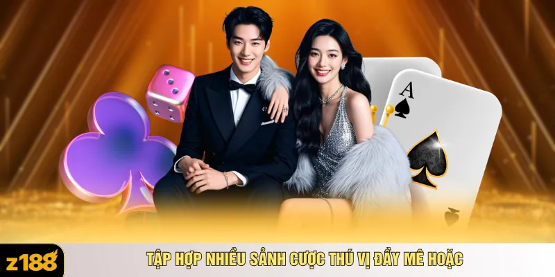 Tập hợp nhiều sảnh cược thú vị đầy mê hoặc