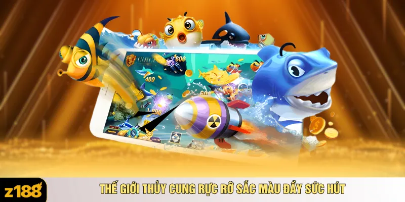 Thế giới thủy cung rực rỡ sắc màu đầy sức hút