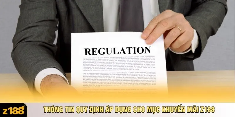 Thông tin quy định áp dụng cho mục khuyến mãi Z188