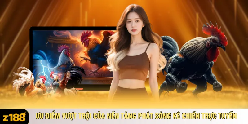 Ưu điểm vượt trội của nền tảng phát sóng kê chiến trực tuyến